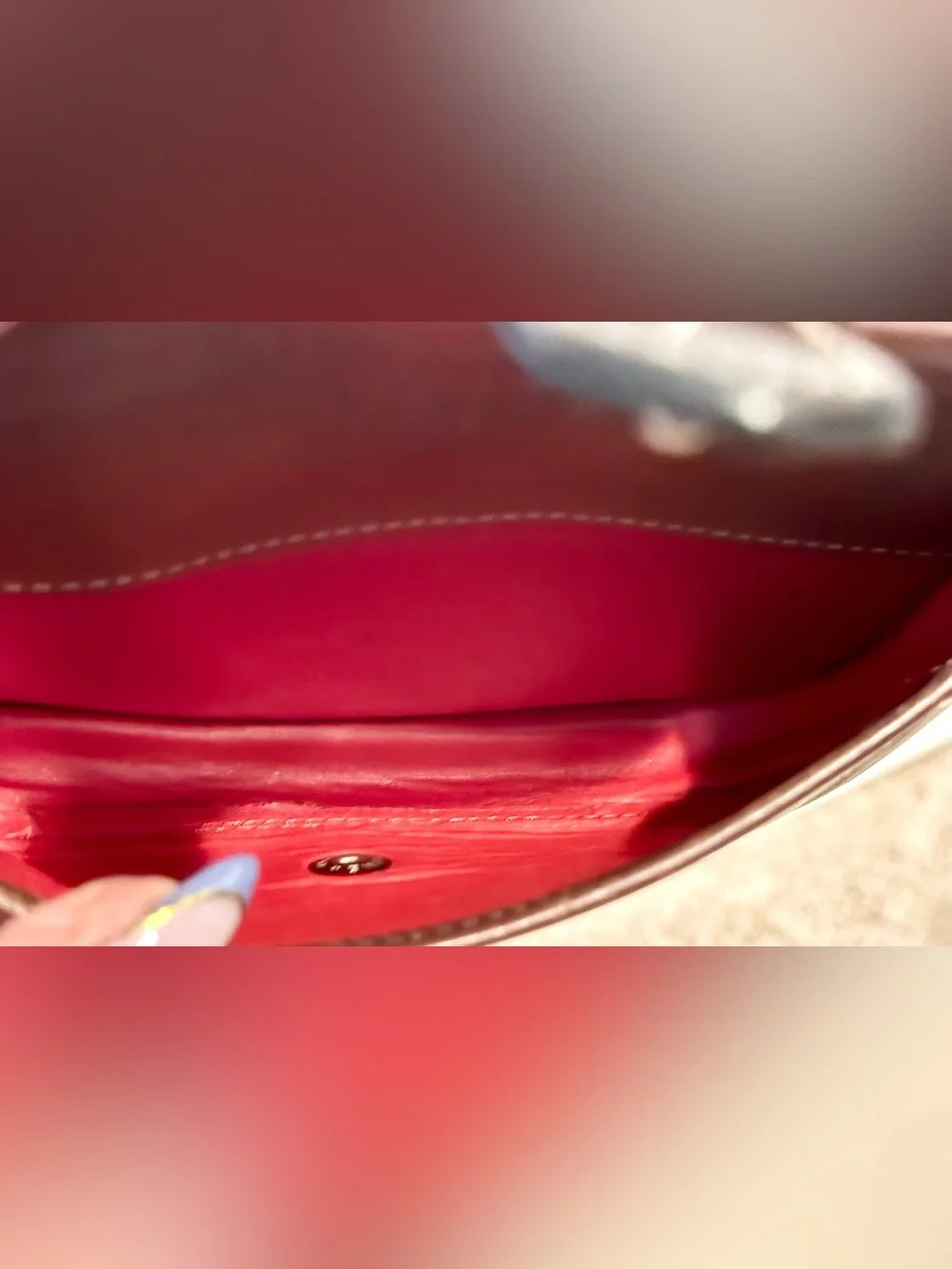 Dooney & Bourke Vintage Beige and Dark Brown Signature Wristlet